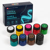 Estojo Tinta Vidro Decola Opaca 20ml 9 Cores - Nevskaya Palitra