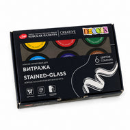 Estojo Tinta Vidro Decola Translúcida 20ml 6 Cores - Nevskaya Palitra