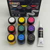 Estojo Tinta Vidro Decola Translúcida 20ml 9 Cores + Liner - Nevskaya Palitra