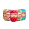 Barbante Barroco Multicolor Algodão Crochê Tricô 200g 226m Tex 885