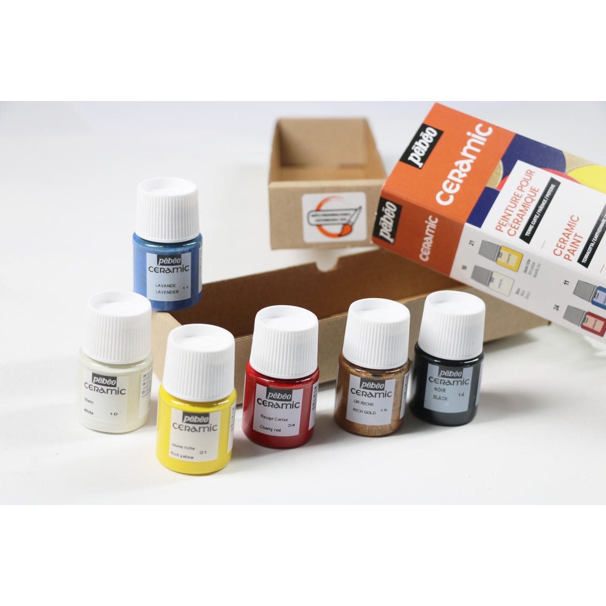 Estojo Tinta para Cerâmica Initia Ceramic 20ml com 6 Unidades - Pebeo