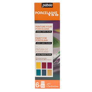 Estojo Tinta para Porcelana 20ml com 6 Unidades Cores 02 - Pebeo