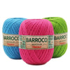 Barbante Barroco Maxcolor 4 Algodão Crochê Tricô 200g 338m Tex 590 - Círculo