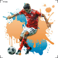 Transfer de Imagem Tiny Pct 5 Jogador de Futebol 9,8x15cm para Artesanato e Decoração Tit-054 - Litoarte