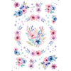 Transfer Espelhado Floral 19,5x29,5cm para Artesanato e Decoração Teb-003 - Litoarte