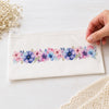 Transfer de Imagem Têxtil Barra - Flowers 45x9,15cm para Artesanato e Customização em Tecido Ttb6-040 - Litoarte