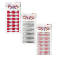 Cartela Strass Adesivo 0,8 Cm - Make+
