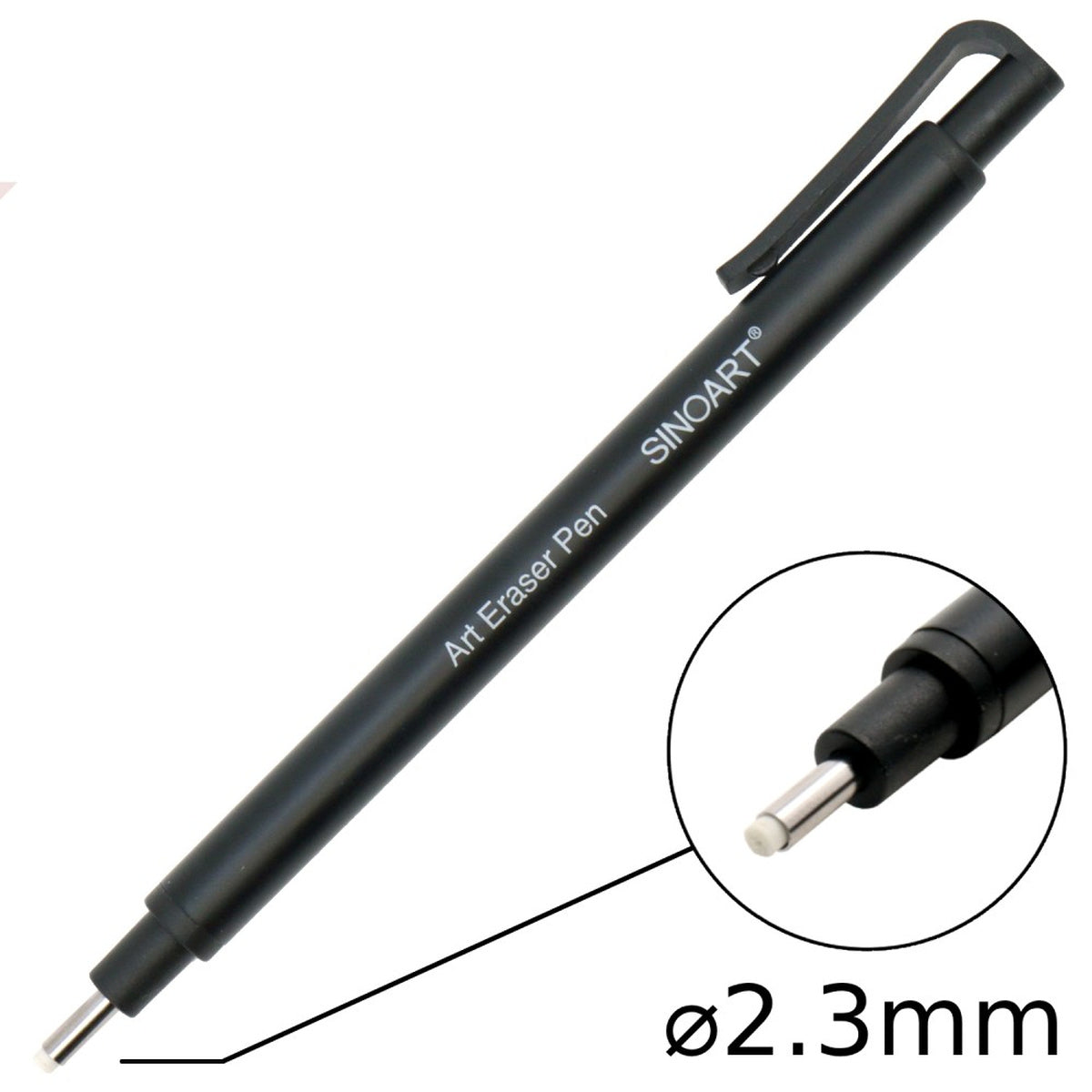 Caneta Borracha 2,3 Mm Round com 1 Unidade A295a - Sinoart