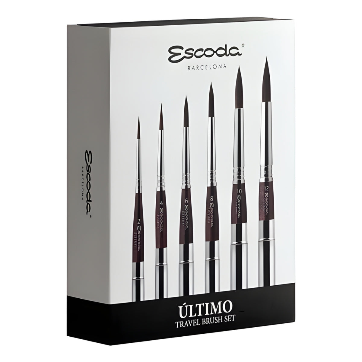 Estojo de Pinceis Escoda Ultimo Travel Brush com 06 Unidades