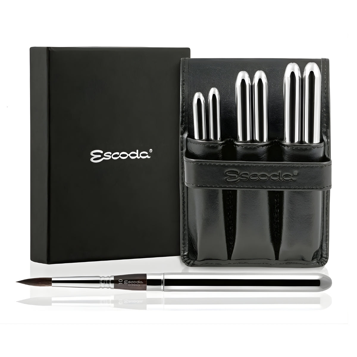 Estojo de Pinceis Escoda Ultimo Travel Brush com 06 Unidades