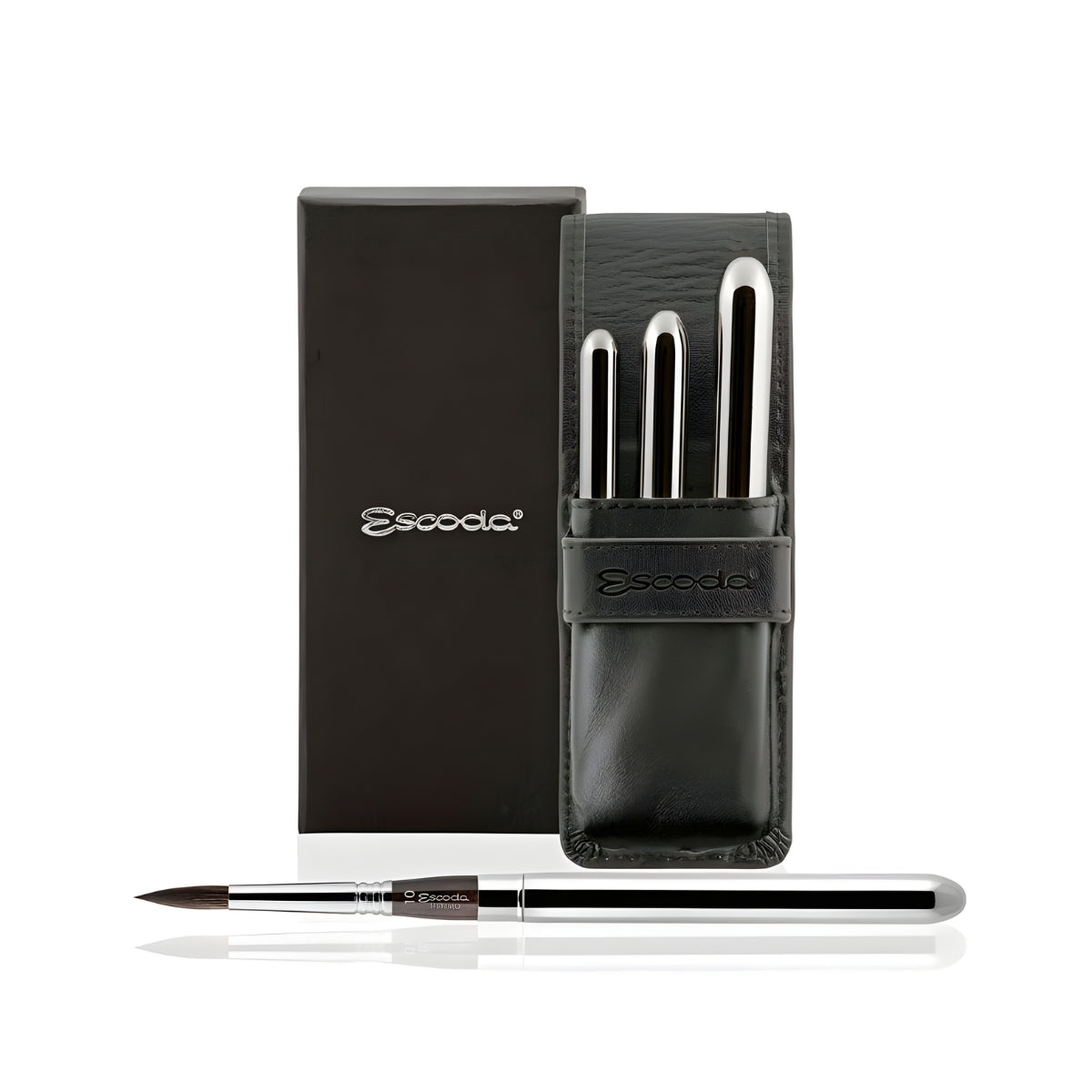 Estojo de Pinceis Escoda Ultimo Travel Brush com 03 Unidades