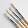 Kit de Pincel Escoda Clasico 8950 Cerda Natural Cabo Longo com 04 Unidades