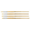 Kit de Pincel Escoda Clasico 8950 Cerda Natural Cabo Longo com 04 Unidades