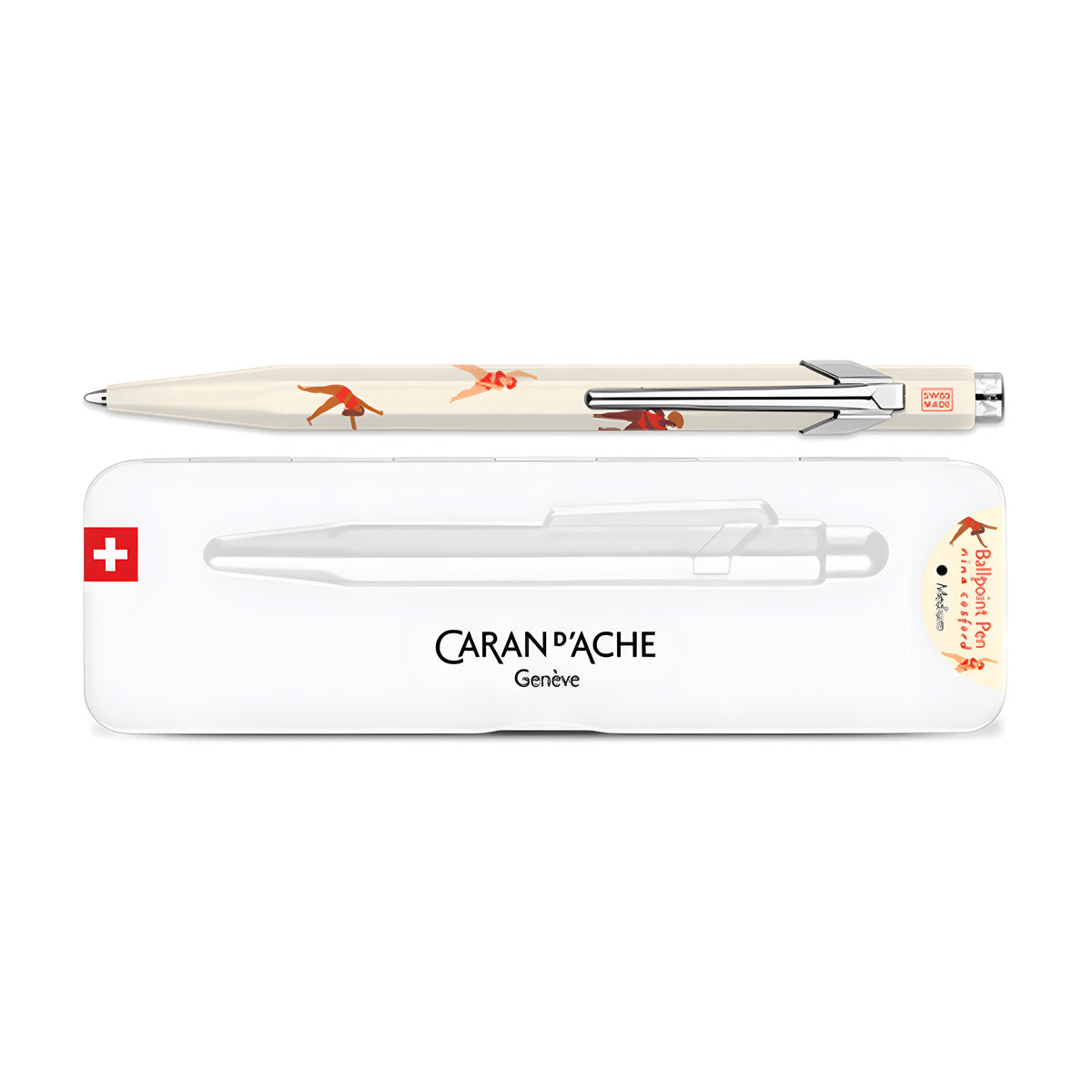 Caneta Esferográfica 849 Nina Cosford Light Cream com Slimpack - Caran D'ache