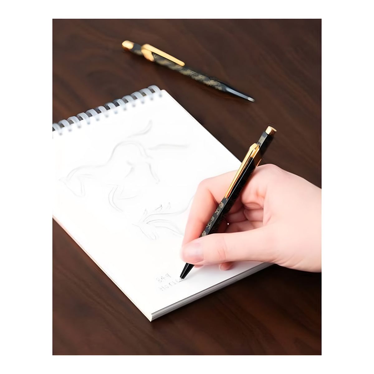 Lapiseira 849 Horse Black 0,5 Mm com Slimpack - Caran D'ache