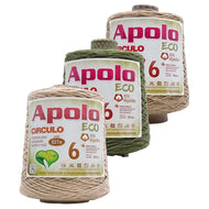 Barbante Apolo Eco 6 Crochê Artesanato Decoração 600g 627m Tex 957 - Círculo