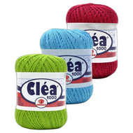 Linha Cléa 1000 Algodão Mercerizado Crochê Tricô 151g 1000m Tex 151 - Círculo