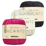 Linha Encanto Viscose Crochê Tricô Franjas Tassels 100g 128m Tex 777 - Círculo