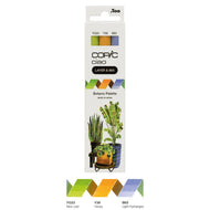 Estojo Marcador Artístico Copic Ciao Layer & Mix Ponta Dupla com 3 Cores Botanic Palette