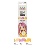 Estojo Marcador Artístico Copic Ciao Layer & Mix Ponta Dupla com 3 Cores Sunset Palette