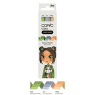 Estojo Marcador Artístico Copic Ciao Layer & Mix Ponta Dupla com 3 Cores Natural Palette