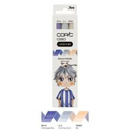 Estojo Marcador Artístico Copic Ciao Layer & Mix Ponta Dupla com 3 Cores Serene Palette
