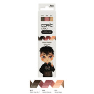 Estojo Marcador Artístico Copic Ciao Layer & Mix Ponta Dupla com 3 Cores Warm Palette