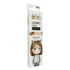 Estojo Marcador Artístico Copic Ciao Layer & Mix Ponta Dupla com 3 Cores Mellow Palette - Copic