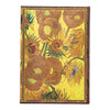 Caderno Pautado Capa Dura Midi Van Gogh, Sunflowers 13x18cm 144 Páginas 120g/m² - Paperblanks