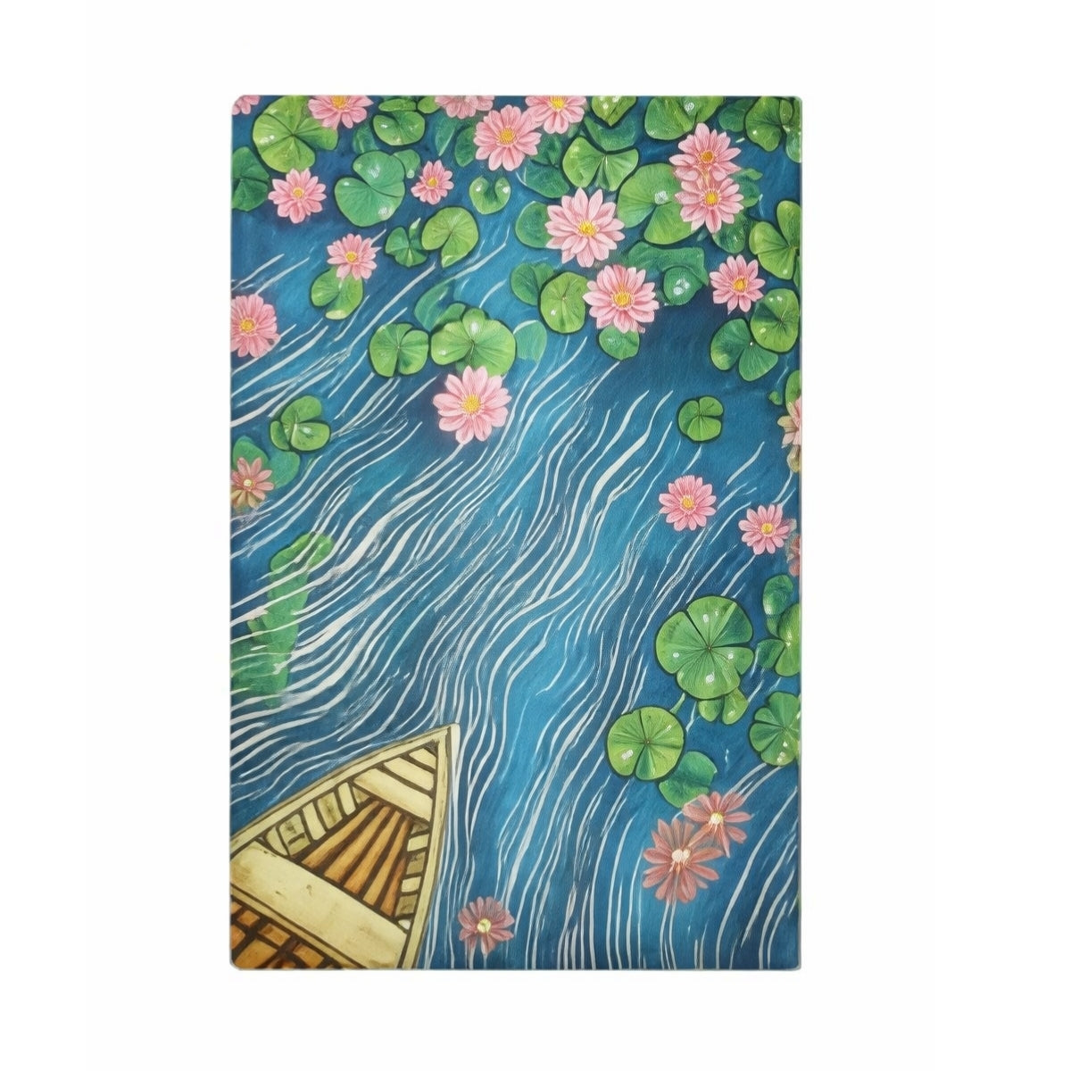 Caderno Pautado Capa Flexível Midi Lotus River 13x18cm 176 Páginas 100g/m² - Paperblanks