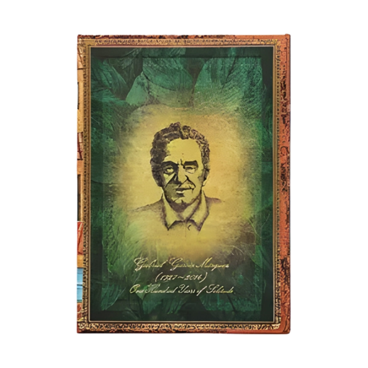 Caderno Pautado Capa Dura Ultra Gabriel García Márquez 18x23cm 176 Páginas 100g/m² - Paperblanks