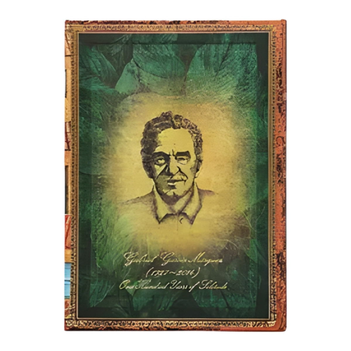 Caderno Pautado Capa Dura Ultra Gabriel García Márquez 18x23cm 176 Páginas 100g/m² - Paperblanks