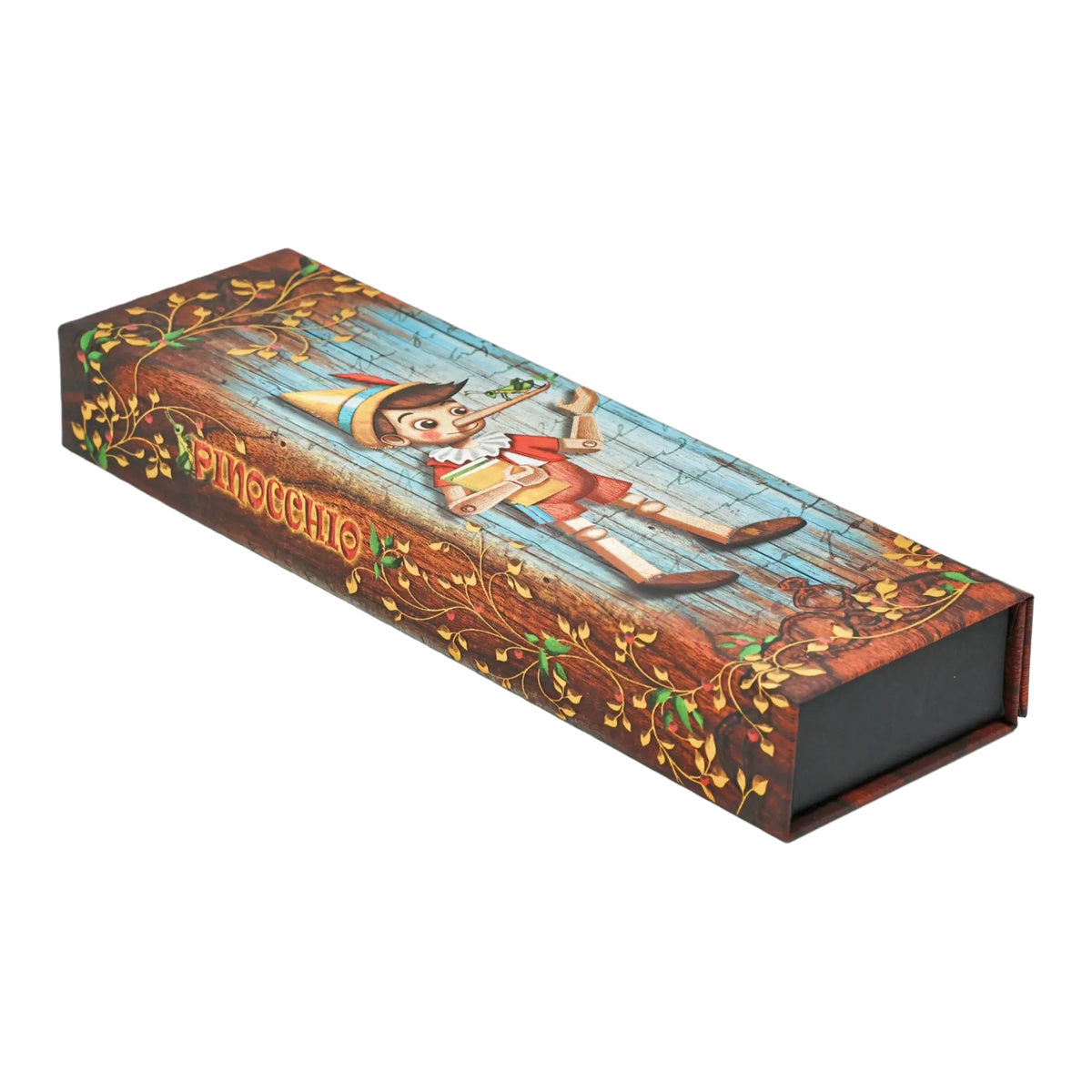 Estojo Magnético para Canetas Carlo Collodi, Pinocchio 22x6,8x3cm - Paperblanks