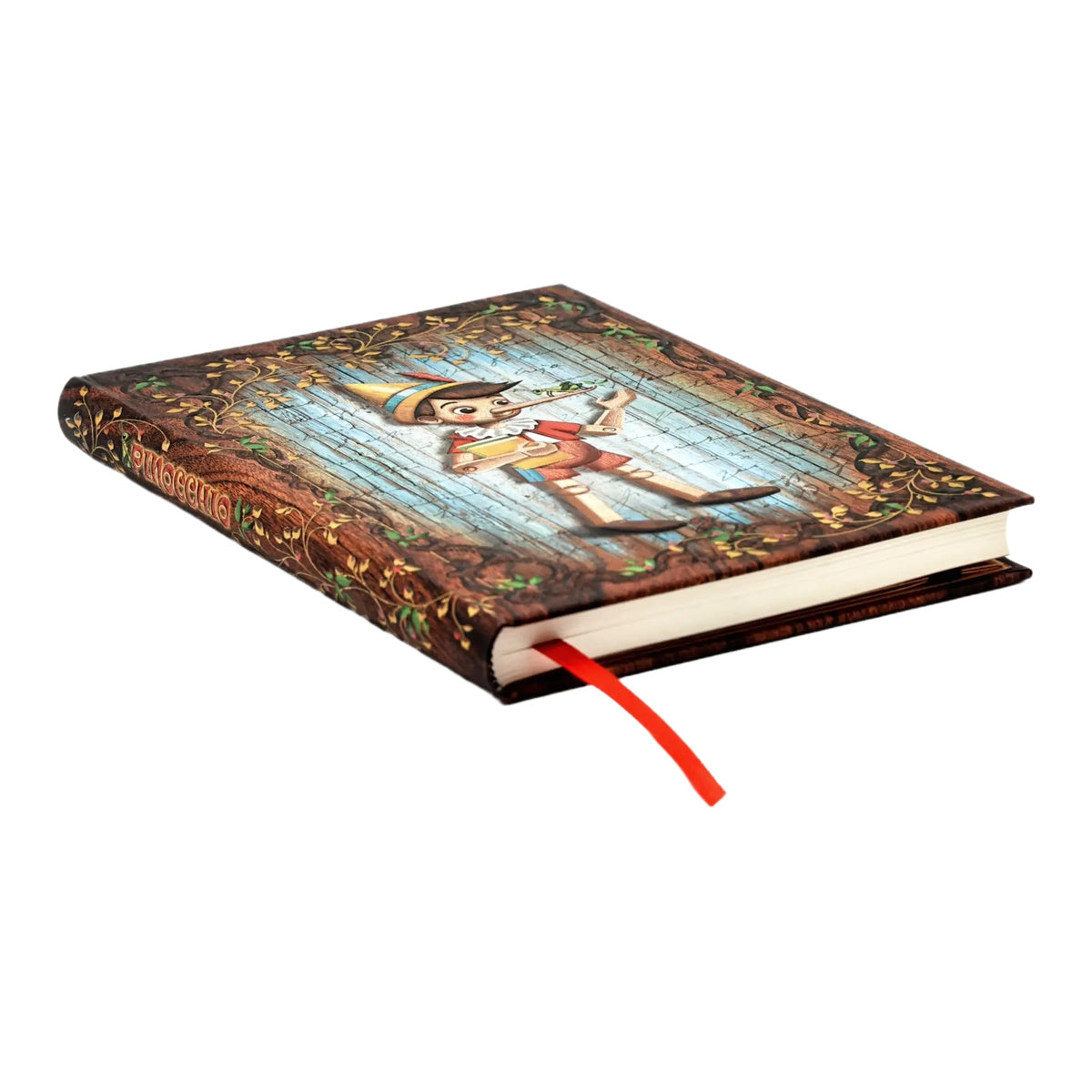 Caderno Pautado Capa Dura Midi Carlo Collodi, Pinocchio 13x18cm 144 Páginas 120g/m² - Paperblanks