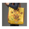 Bolsa Tote de Algodão Van Gogh, Sunflowers 38x38cm para Uso Diário - Paperblanks