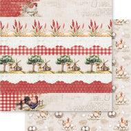 Papel para Scrapbook Dupla Face Fazenda 30,5x30,5cm Sd-1415 - Litoarte