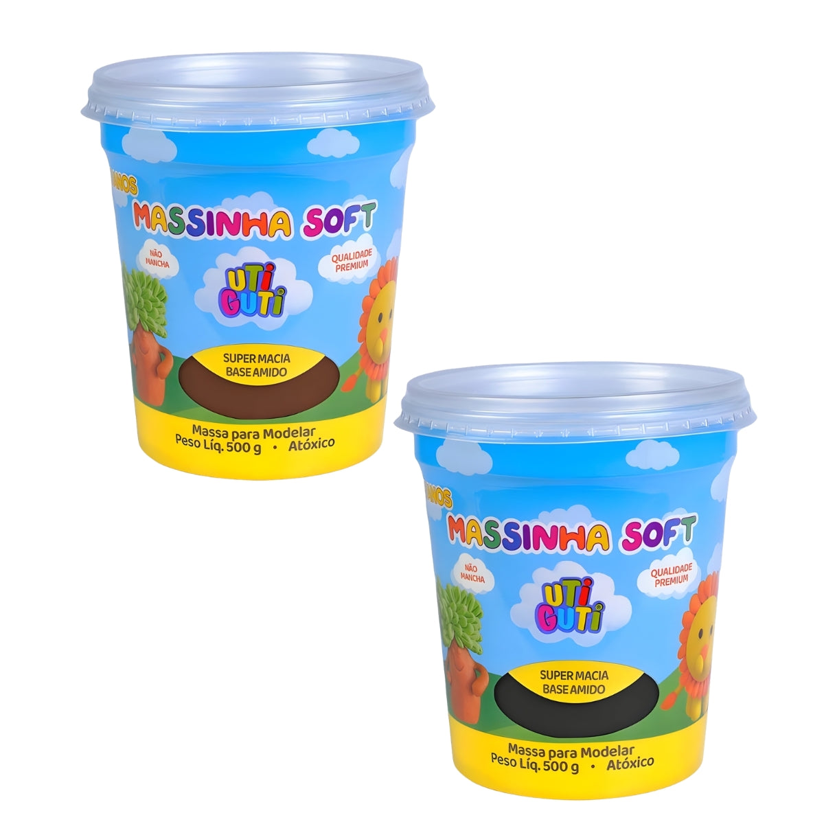 Massinha Soft para Modelar 500g - Utiguti