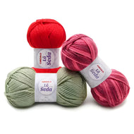Lã Seda Acrílico com Lã Tricô Crochê 100g 167m Tex 599 - Círculo