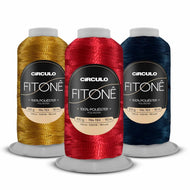 Fio de Fitonê Poliéster Fita 4mm Crochê Tricô 100g 90m Tex 1114 - Círculo