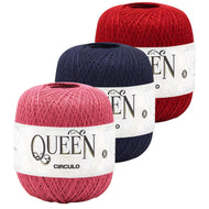 Fio Queen 8/2 Algodão Egípcio Crochê Tricô 100g 678m Tex 147,5 - Círculo