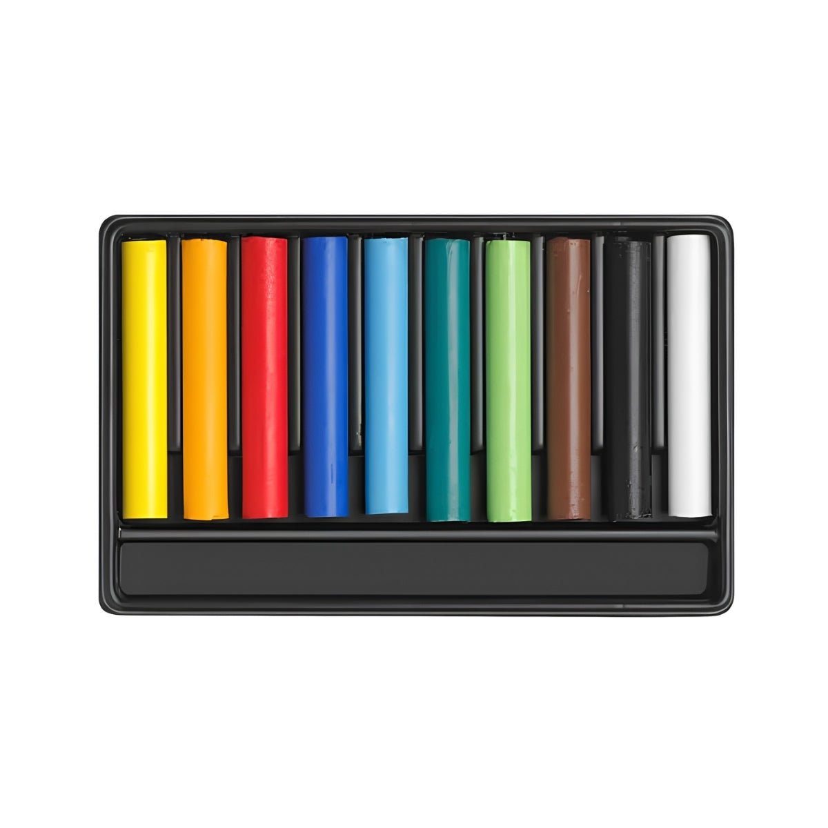 Kit de Giz Pastel Carandache Swisscolor Aquarelavel com 10 Cores 