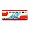 Kit de Tinta Guache Studio Pastilha Carandache com 8 Unidade e 1 Pincel 