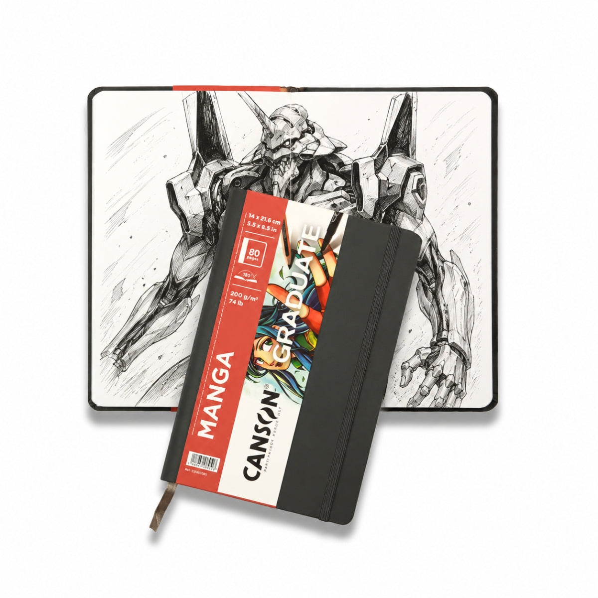 Caderno Art Book Graduate Mangá 200g/m² A5 14x21,6cm com 40 Folhas C31200L035 - Canson