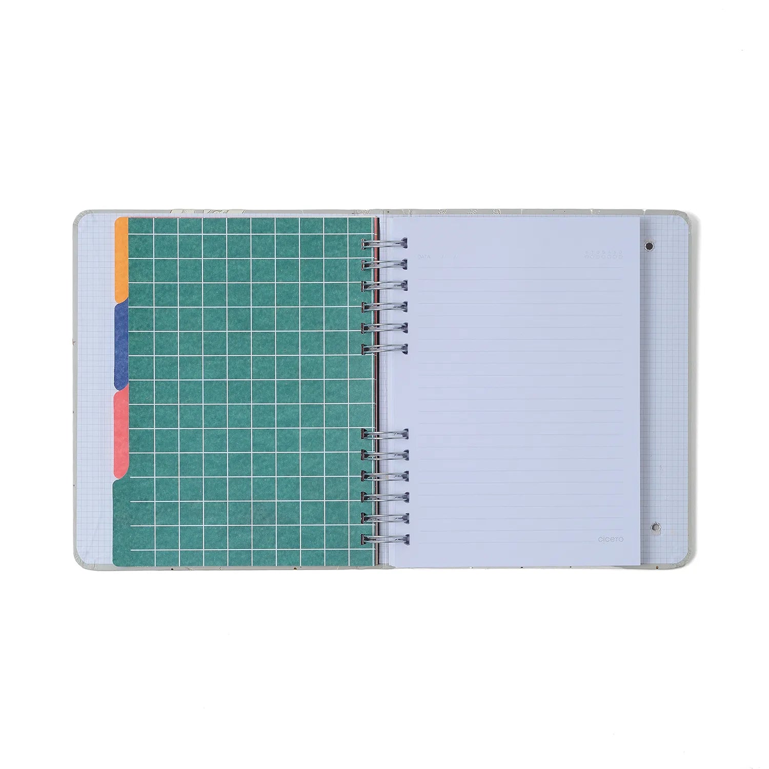 Caderno Organizador Trancoso Pautado e Pontilhado A5 14,8x21cm 80 Folhas 90g/m² Buquê de Sal - Cicero