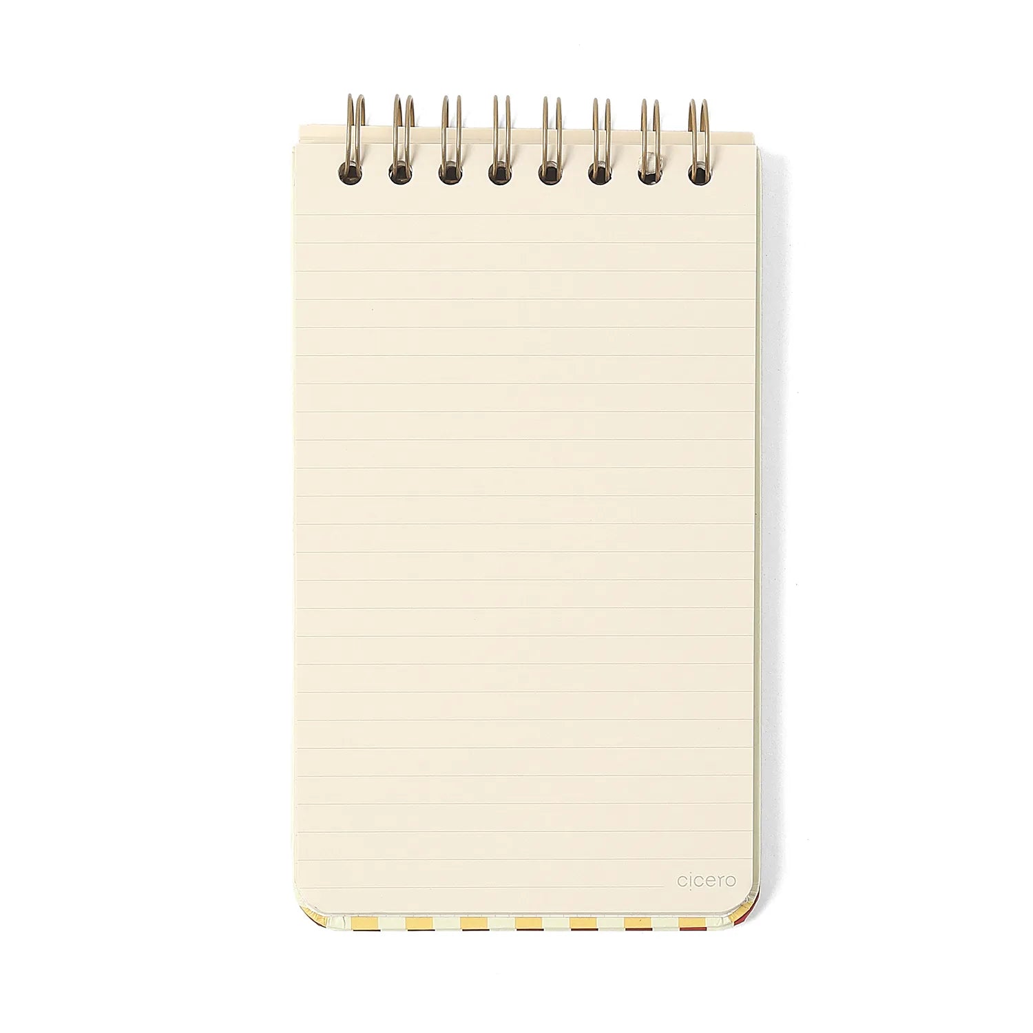 Bloco Wire-o Trancoso Pautado 12x20cm 80 Folhas Off White - Cicero