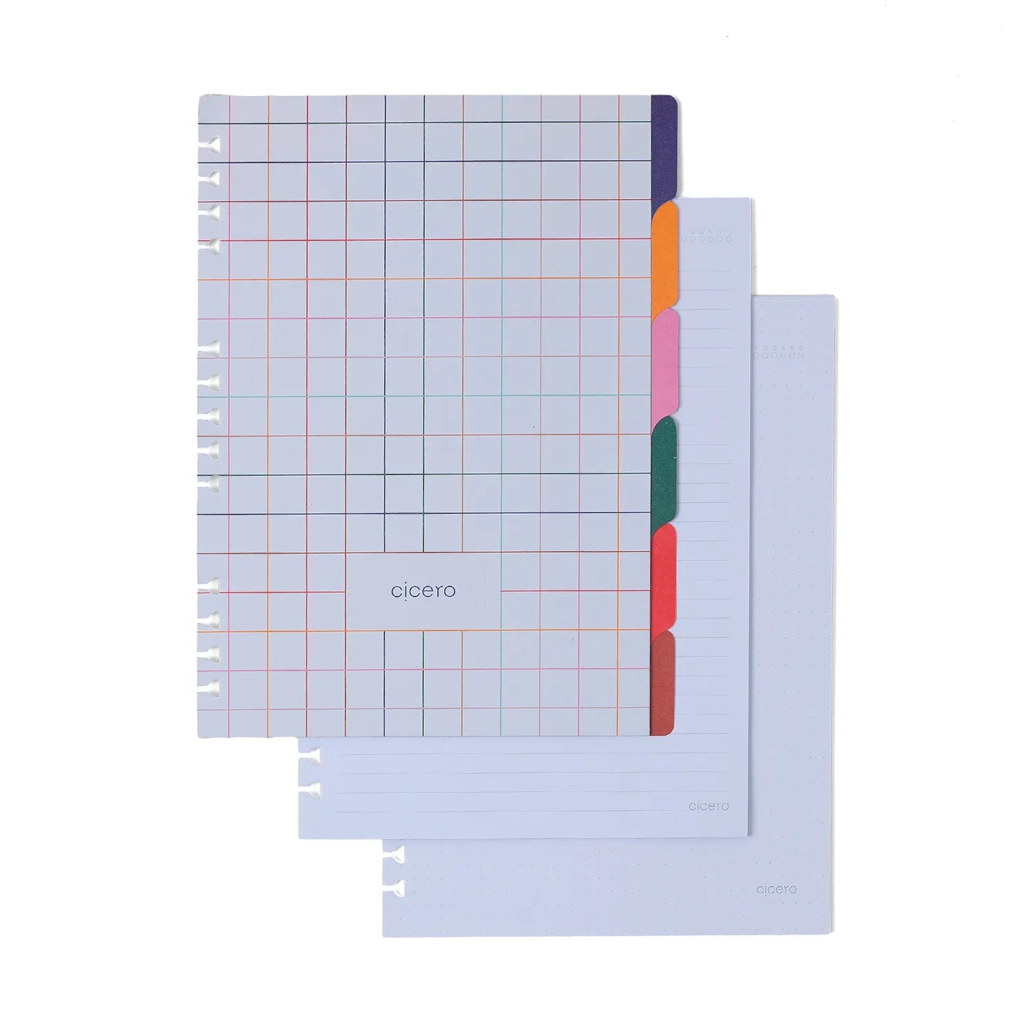 Caderno Organizador Trancoso Pautado e Pontilhado 17x24cm 90 Folhas 90g/m² Off White - Cicero