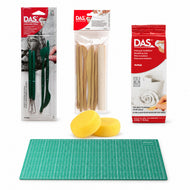 Kit Ferramentas e Massa para Cerâmica com 5 itens