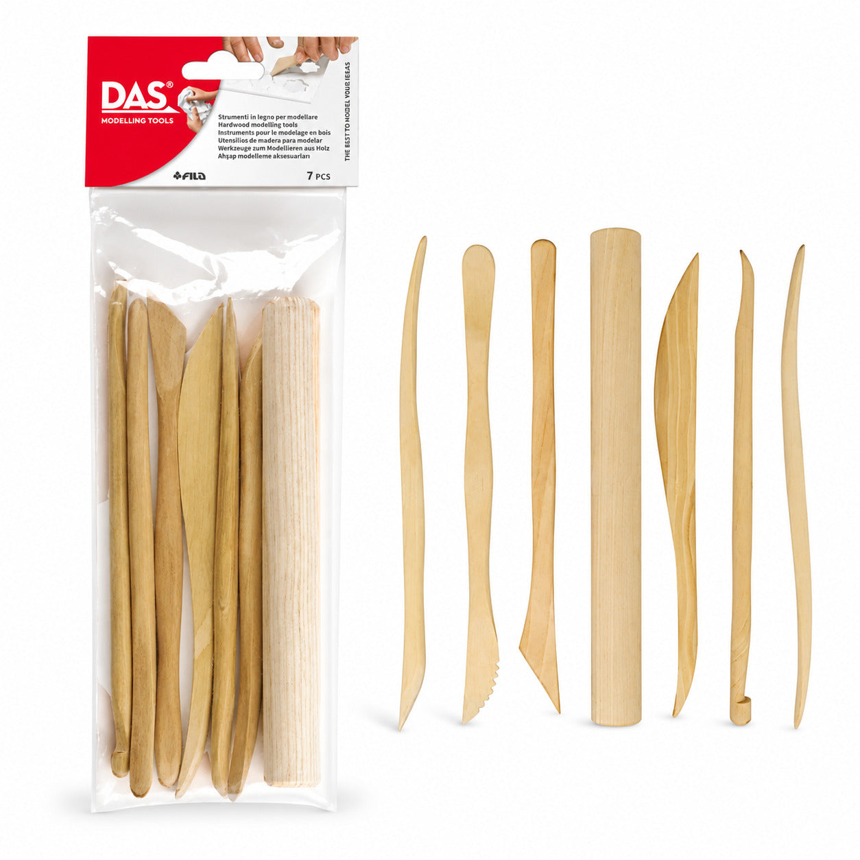 Kit Ferramentas e Massa para Cerâmica com 5 itens