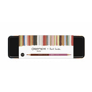Estojo de Lapis de Cor Carandache Paul Smith com 12 Unid + 1 Pincel