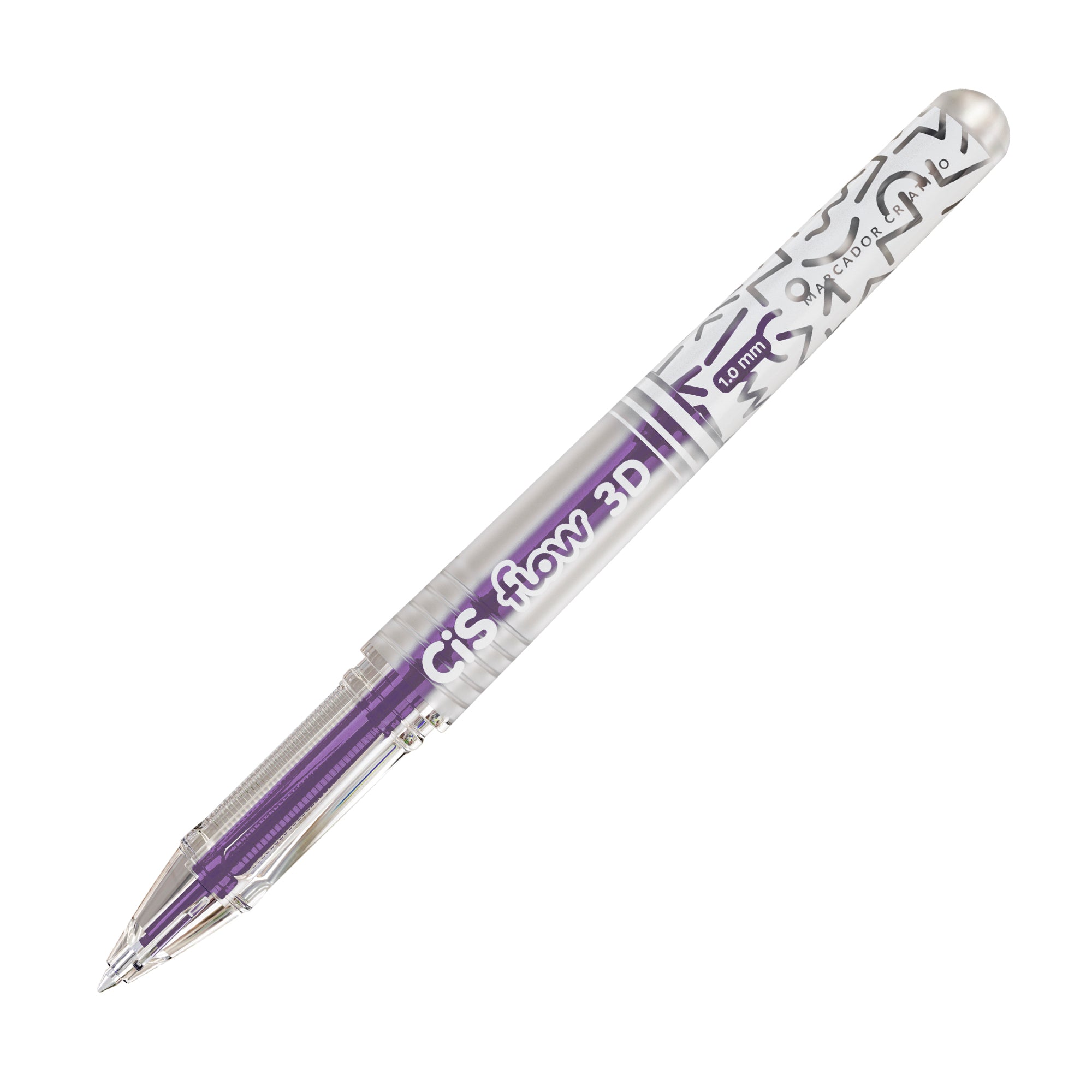 230019-marcador-criativo-cis-flow-3d-1mm-n27-roxo-586103